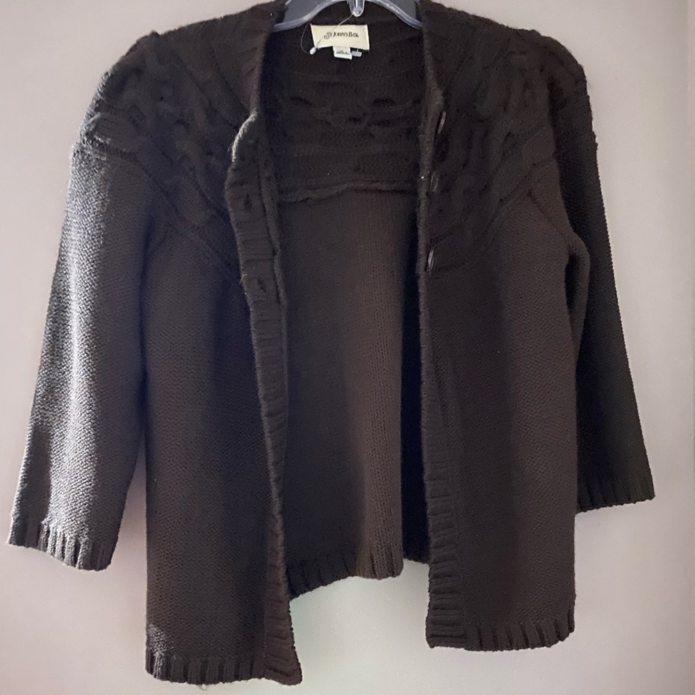 Brown cardigan